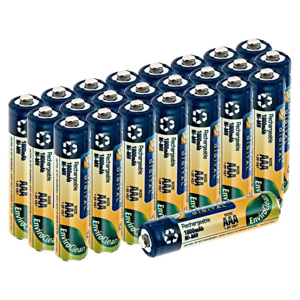 Baterías Recargables AAA Ni-MH Synergy Digital 1000mAh - 24 Unidades