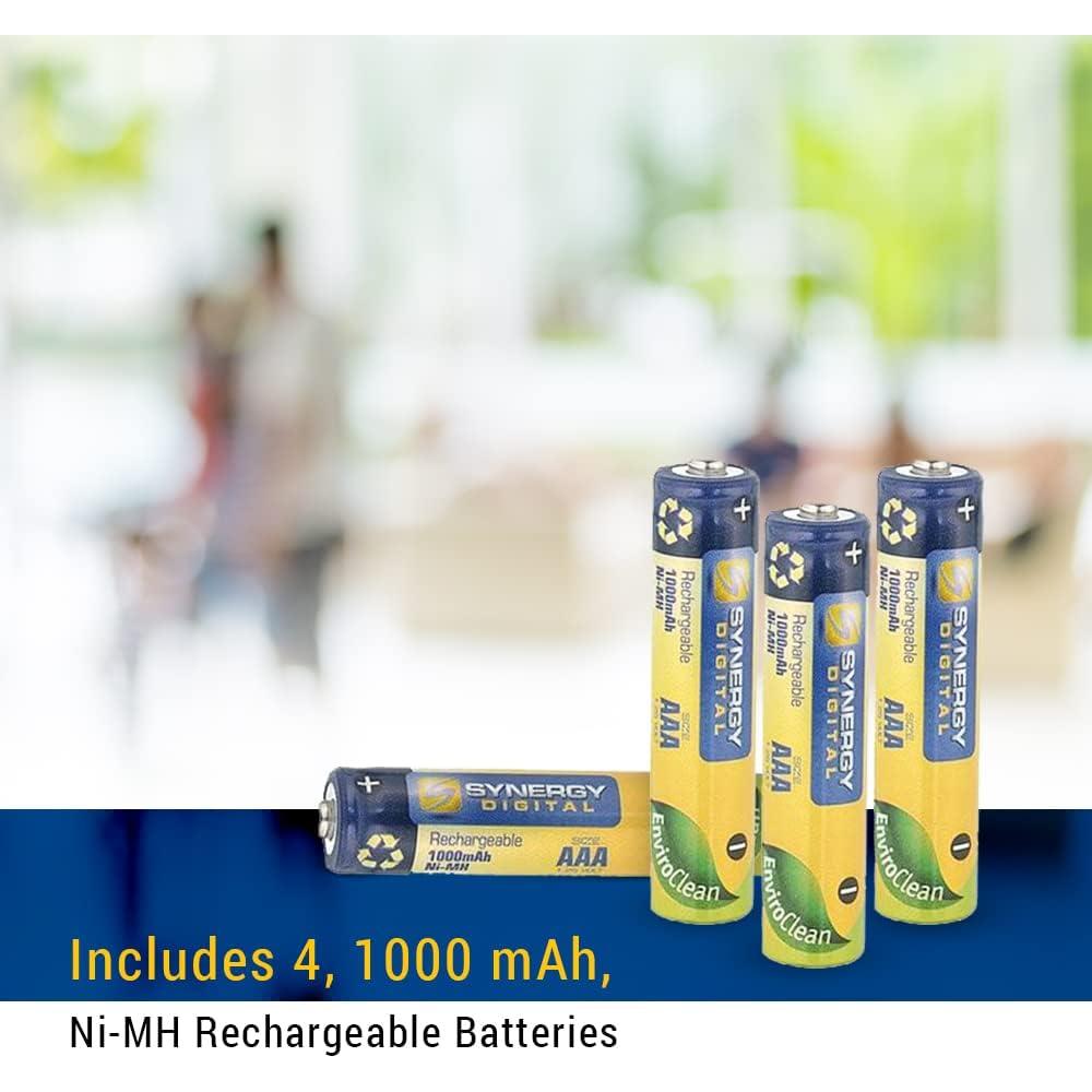 Baterías Recargables AAA Synergy Digital 1000mAh Ni-MH - 20 Unidades