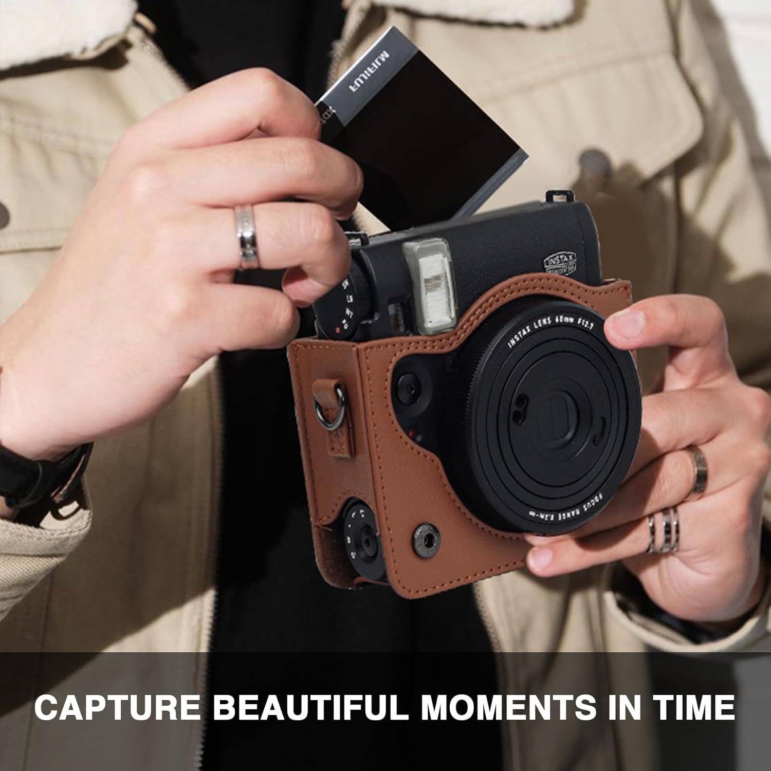 Funda de cámara CAIYOULE para Fujifilm Mini 99 con álbum y pegatinas