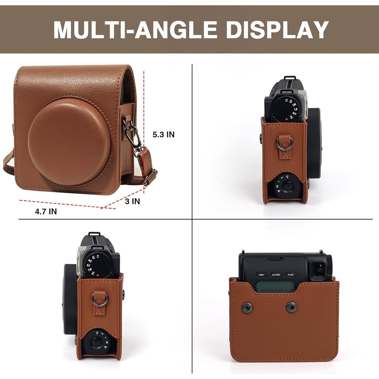 Funda de cámara CAIYOULE para Fujifilm Mini 99 con álbum y pegatinas