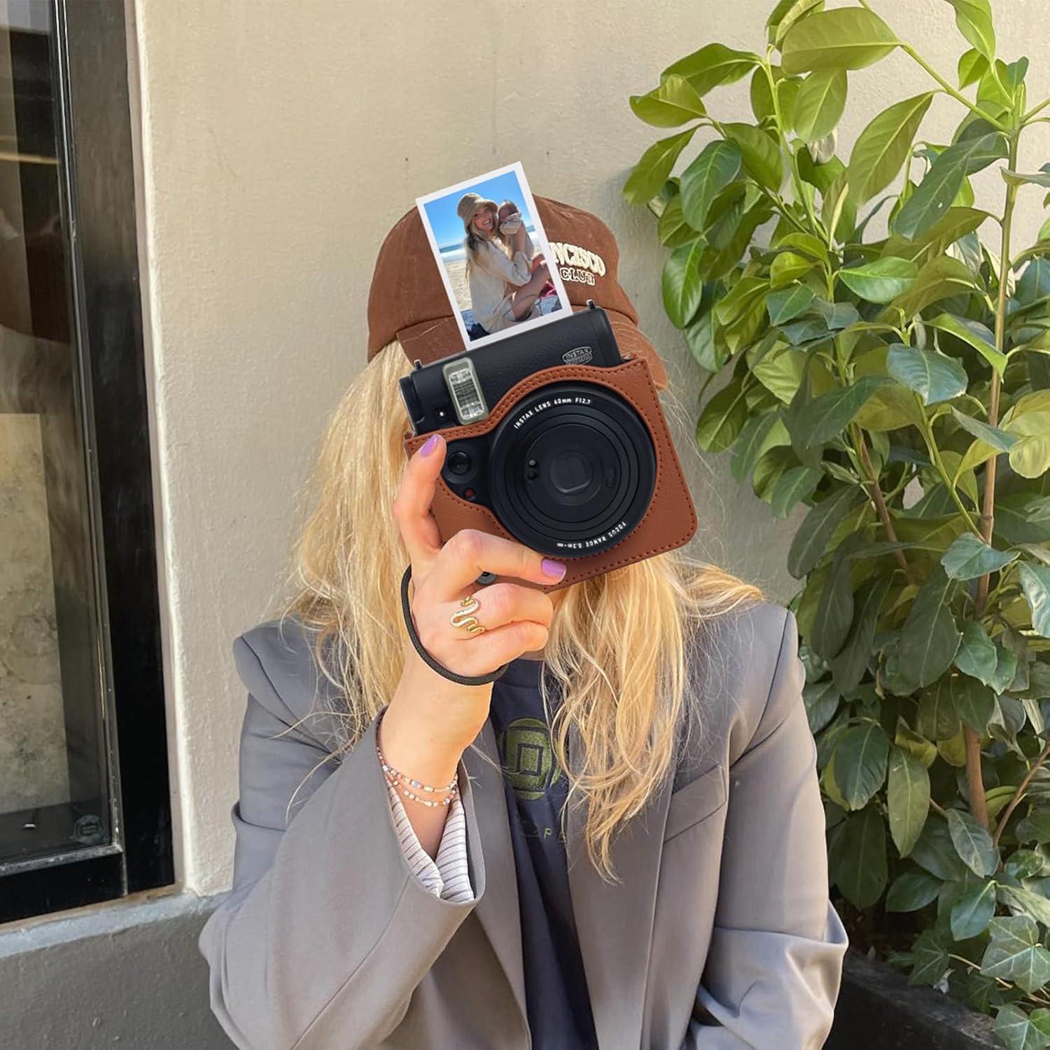 Funda de cámara CAIYOULE para Fujifilm Mini 99 con álbum y pegatinas