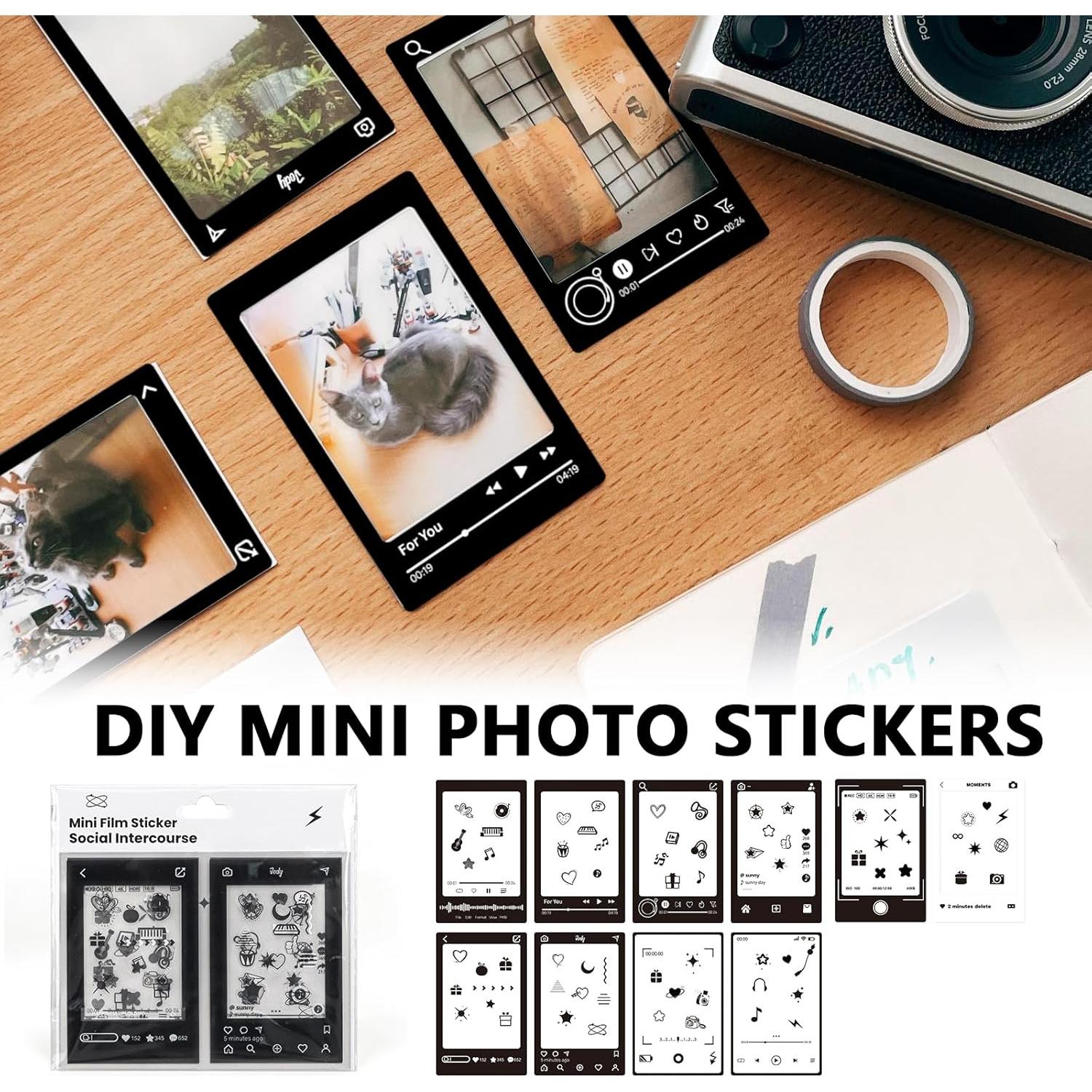 Funda de cámara CAIYOULE para Fujifilm Mini 99 con álbum y pegatinas