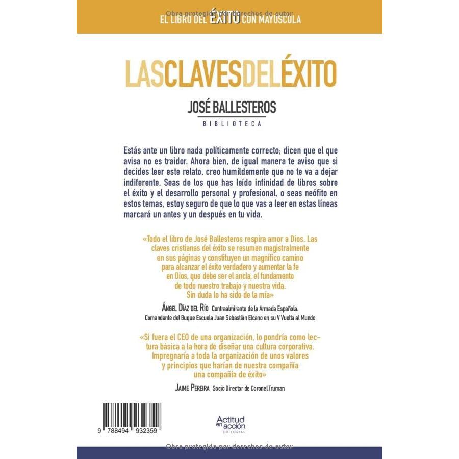 Las claves del éxito están en el Evangelio: Un relato sobre el mejor libro de autoayuda de todos los tiempos (Biblioteca José Ballesteros) (Spanish Edition)