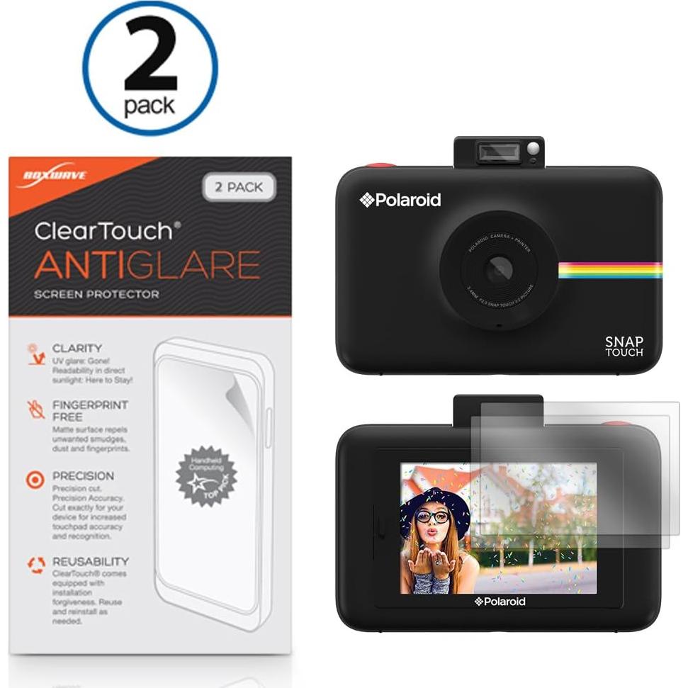 Protector de Pantalla BoxWave Antirreflejo para Polaroid Snap Touch - 2 Pack
