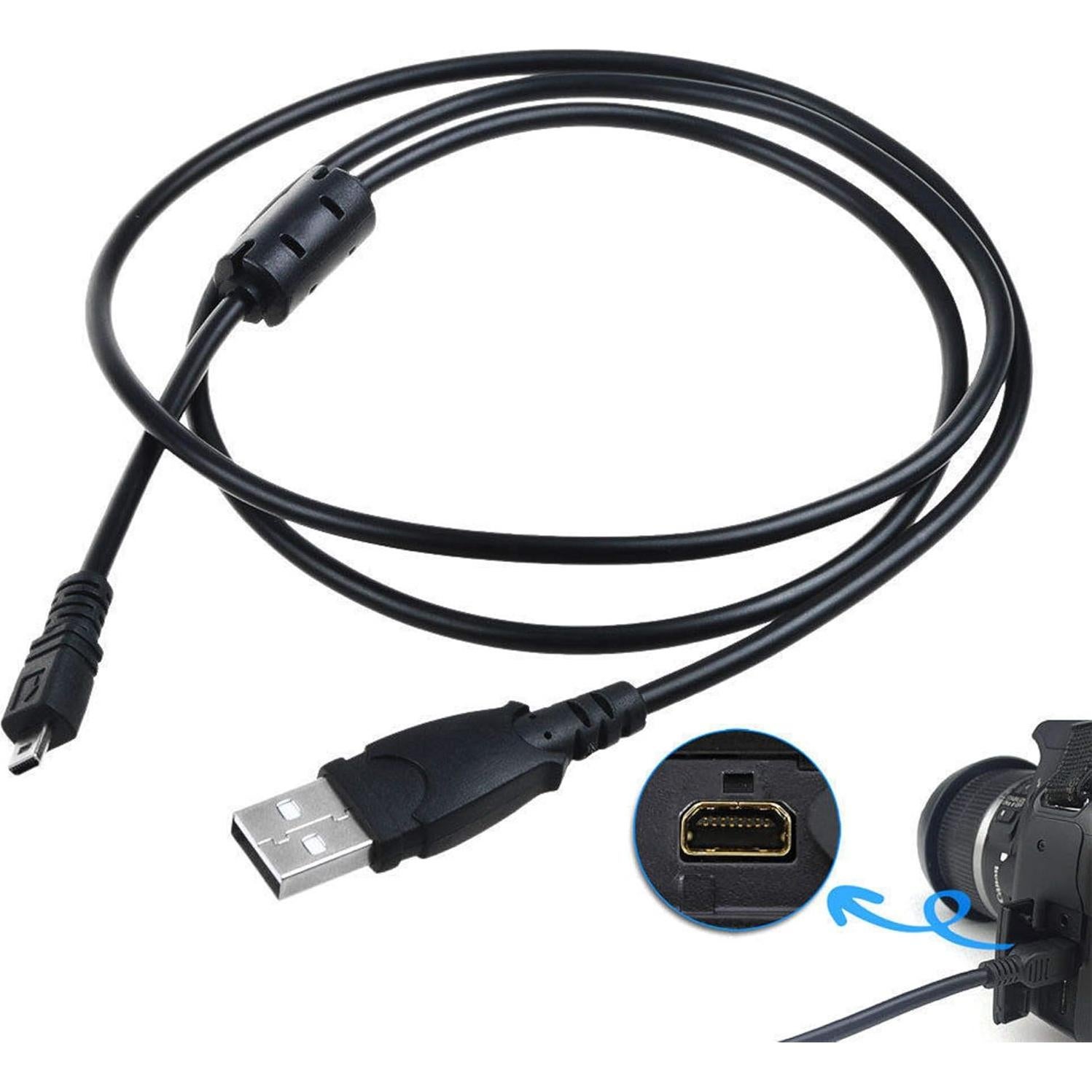 Cable de Datos USB 2.0 1m Digipartspower para Cámara Polaroid