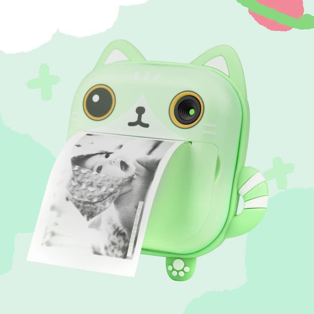 10 Rollos de Papel Térmico para Cámara Instantánea HUAYOTO 5.58x2.54cm