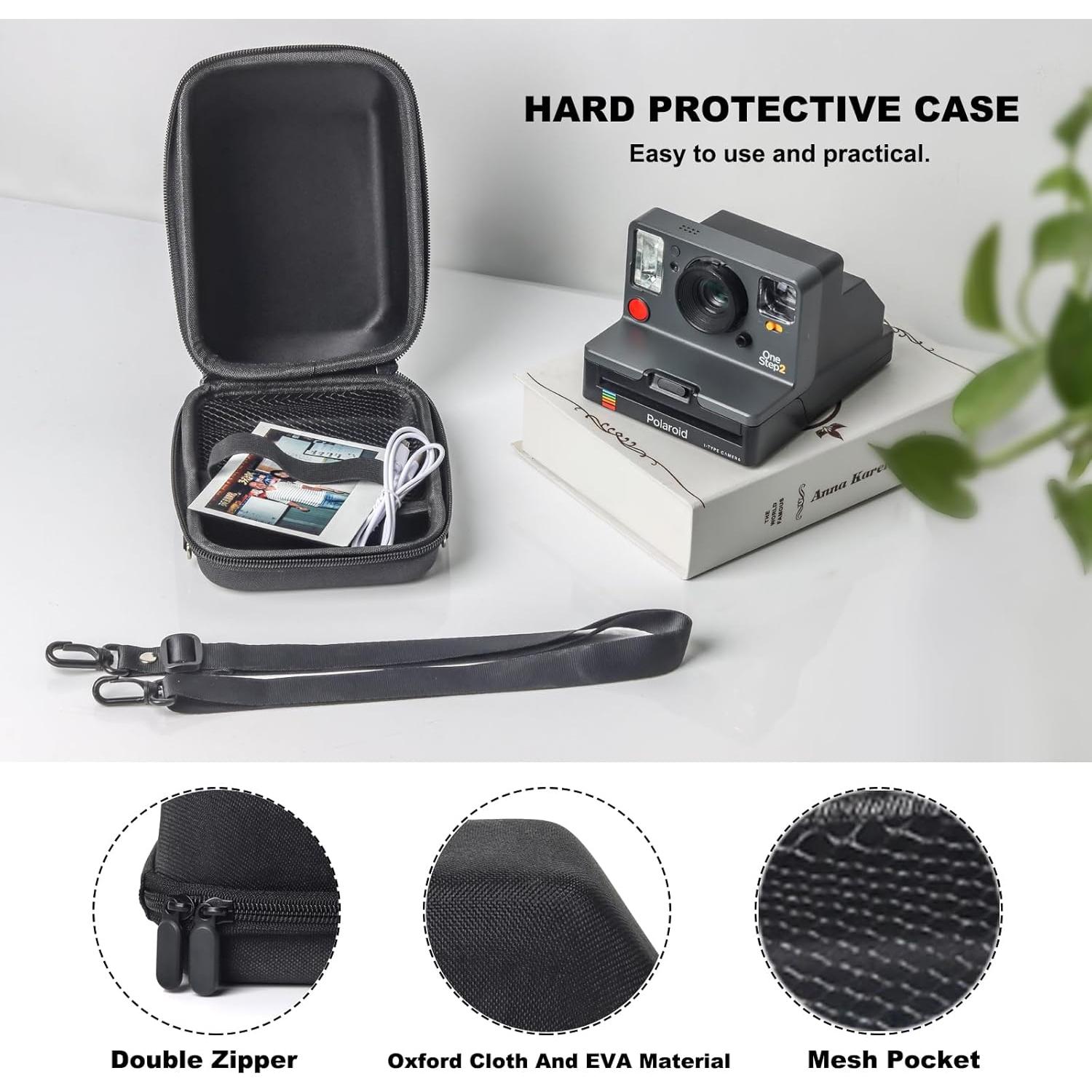 Funda de cámara Polaroid OneStep Aisnyho EVA negra
