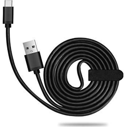 Cable de Datos y Cargador USB Tipo-C Life-Tech 0.91m Negro