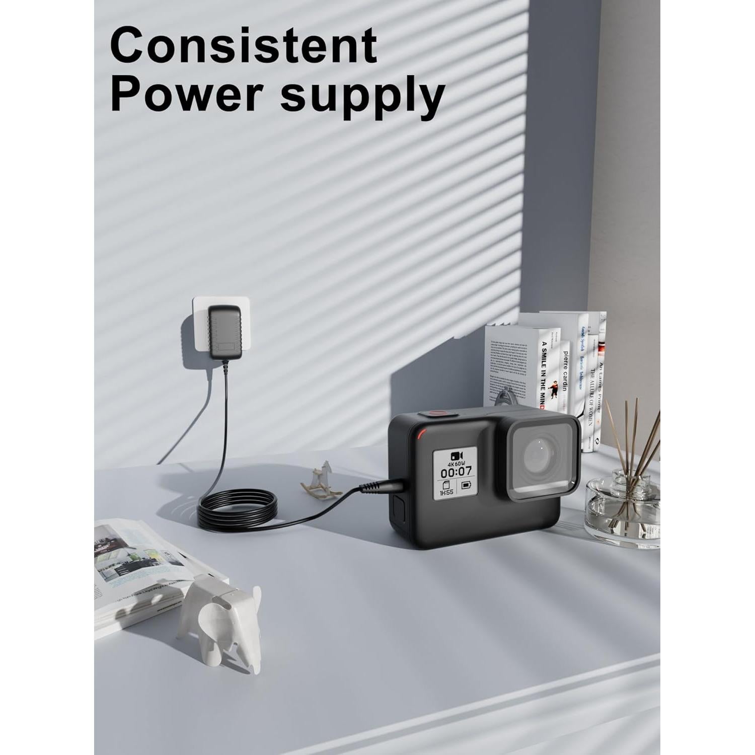 Cargador Adaptador 5V AC/DC Polaroid PBT 4000 - 1.22m Cable