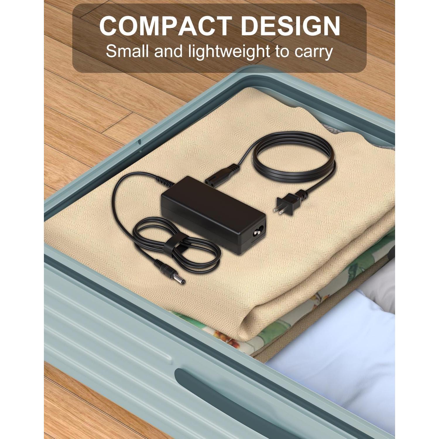 Fuente de Alimentación Adaptador CA Polaroid P19LEDDVD12 2.13m