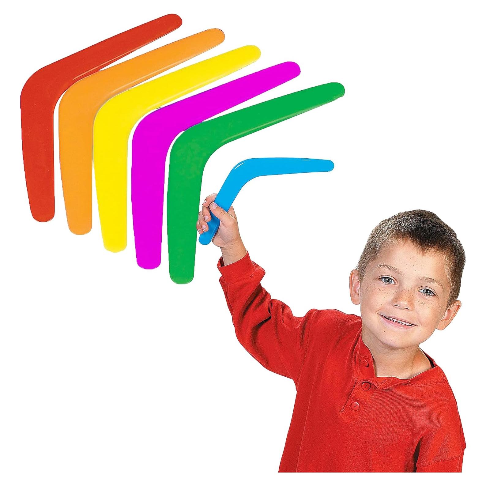 Boomerangs de Plástico Fun Express - Paquete de 48 - 25,4 cm