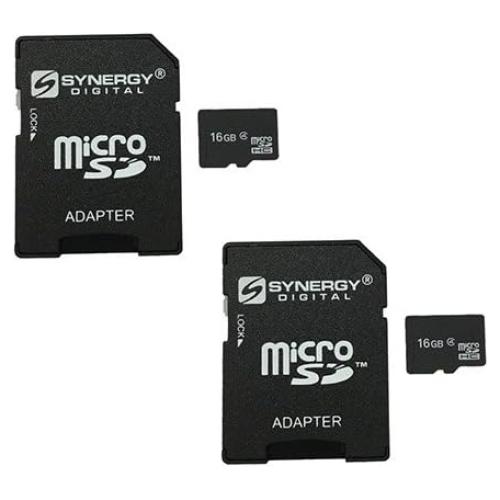 Tarjeta de Memoria 16GB microSDHC Synergy Digital - 2 Paquetes