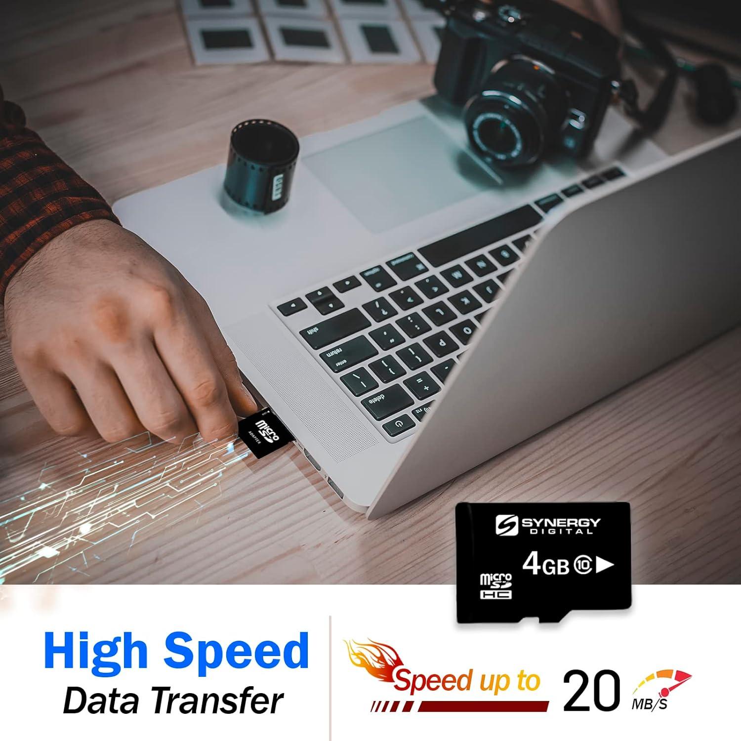 Tarjeta de Memoria Micro SDHC 4GB Synergy Digital Clase 10