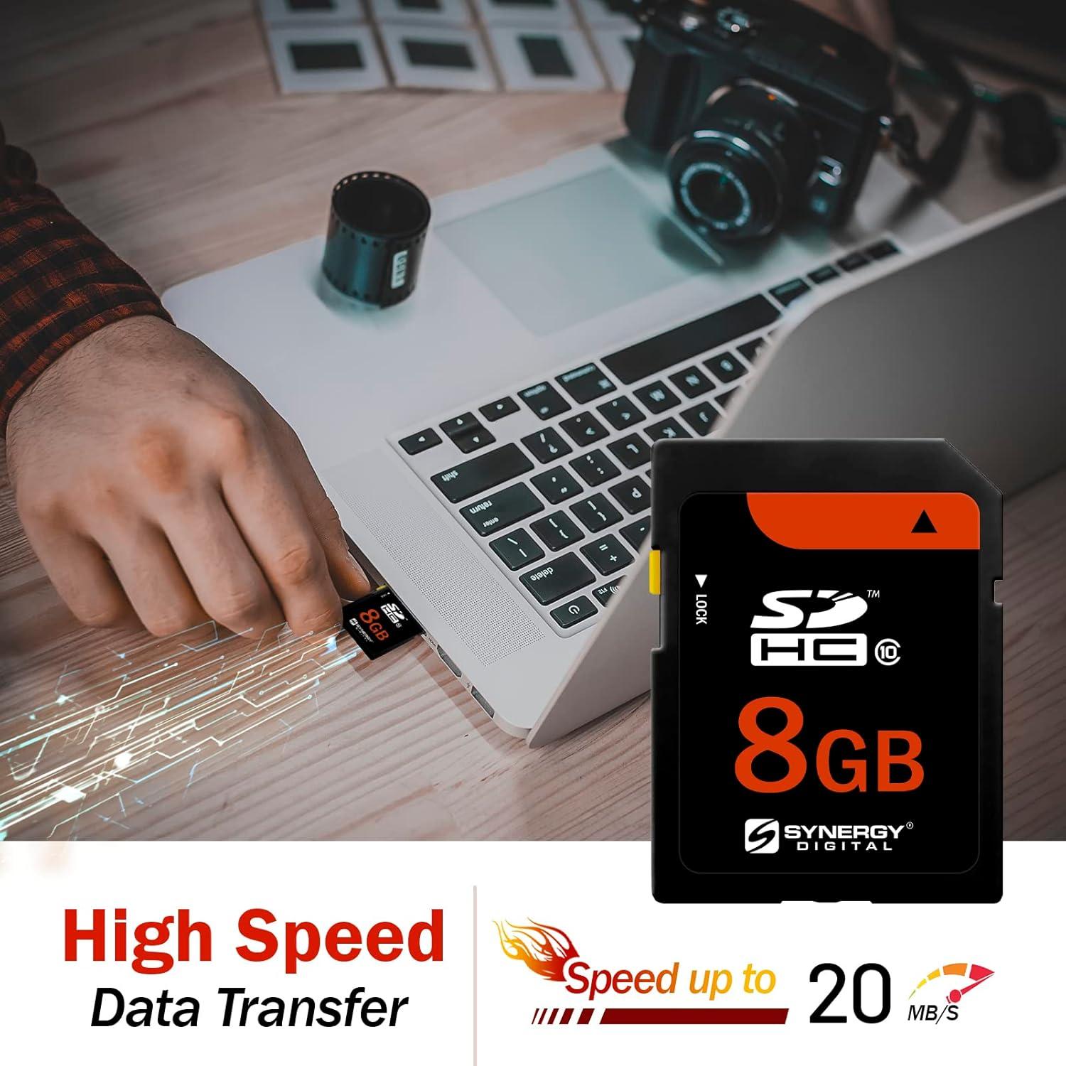 Tarjeta de Memoria SDHC 8GB Synergy Digital Clase 10 UHS-I