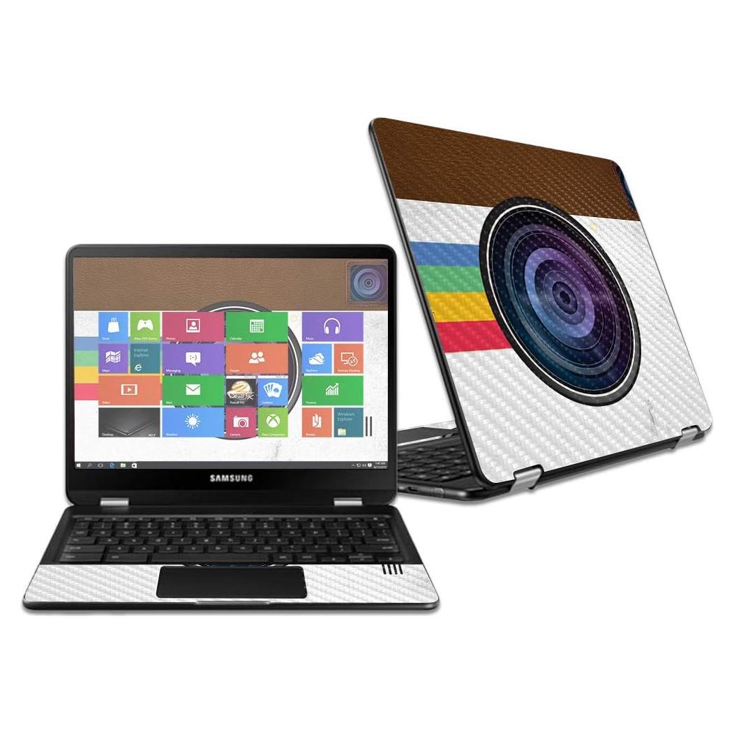 Piel de Fibra de Carbono MightySkins para Samsung Chromebook Pro 12.3" - Polaroid Vintage