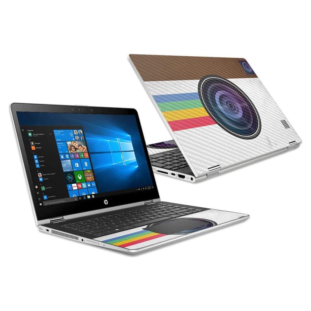 Piel de Fibra de Carbono MightySkins para HP Pavilion X360 15.6" 2018 - Polaroid Vintage