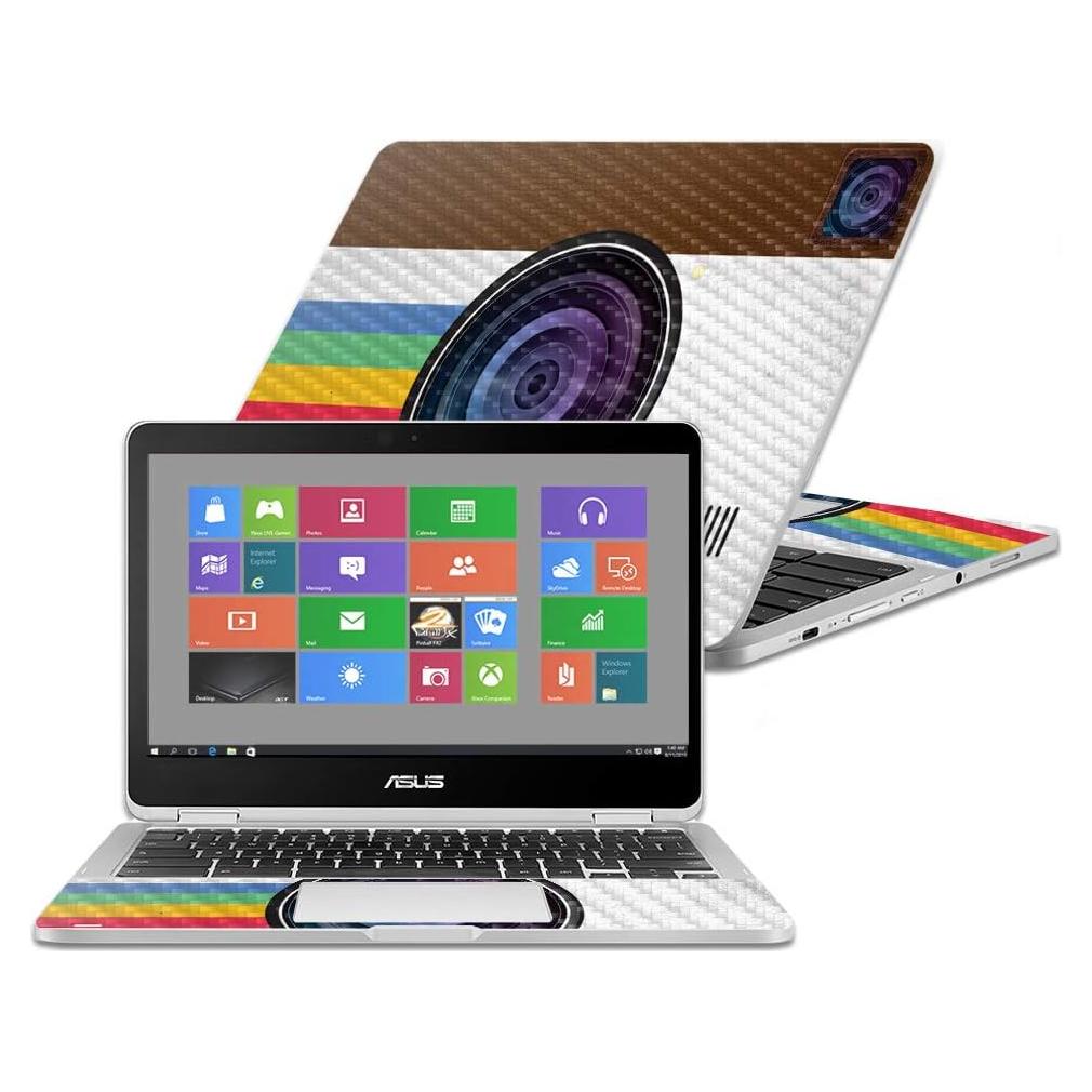Piel de Fibra de Carbono MightySkins para Asus Chromebook 12.5"
