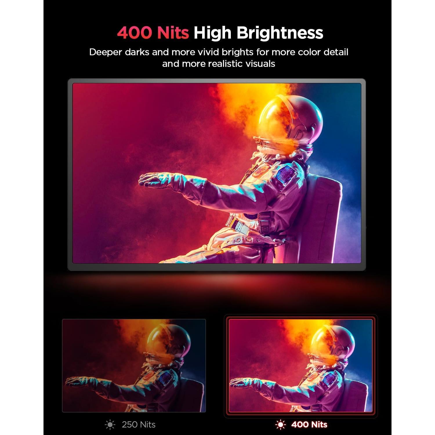 Monitor Portátil UPERFECT 2K 120Hz 16" HDR FreeSync