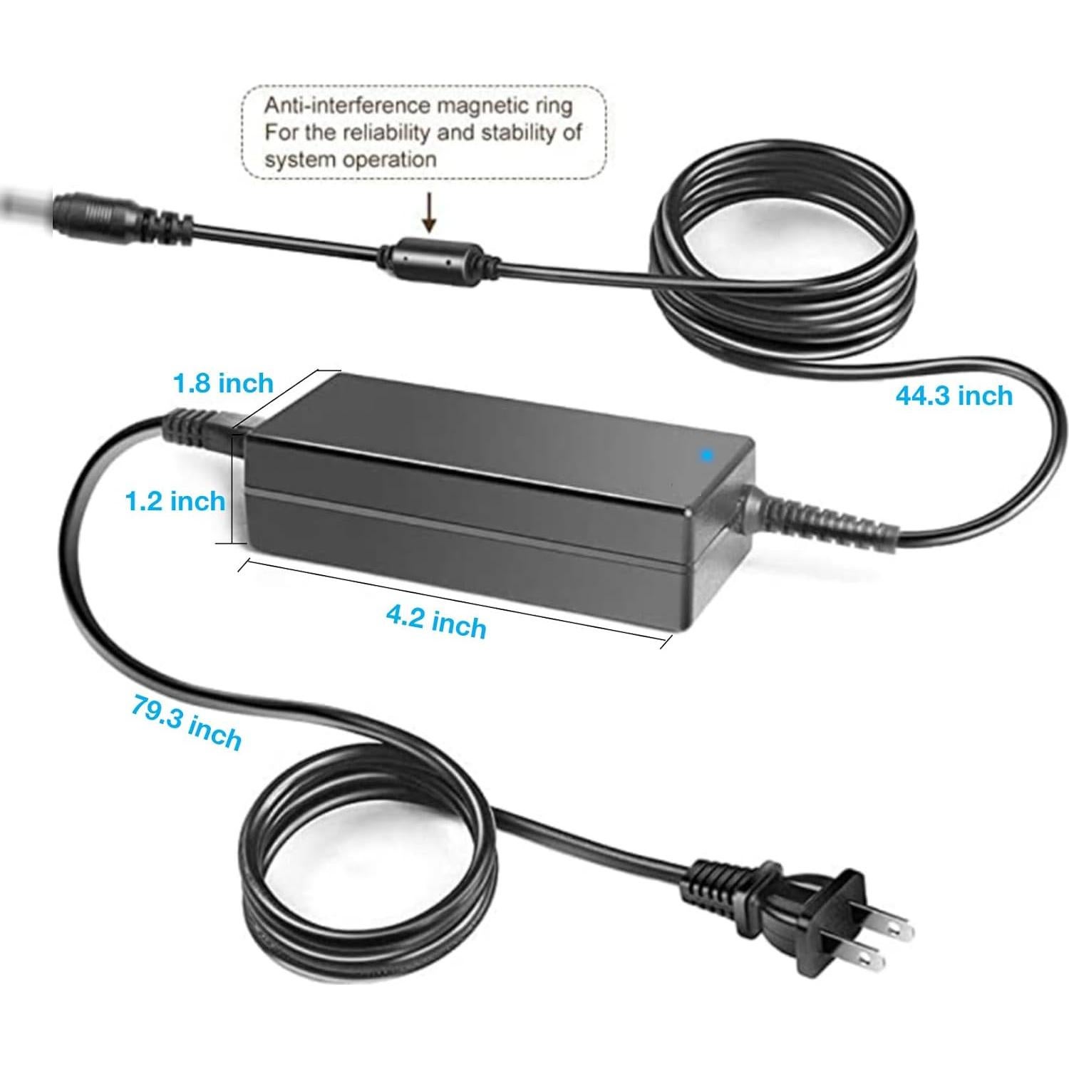 Adaptador de CA Kircuit para TV Polaroid FLM-2011 226g