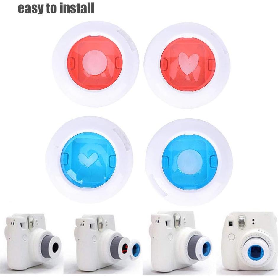 Juego de Filtros de Flash Coloridos GOWENIC para Cámara Mini 7S/8/9