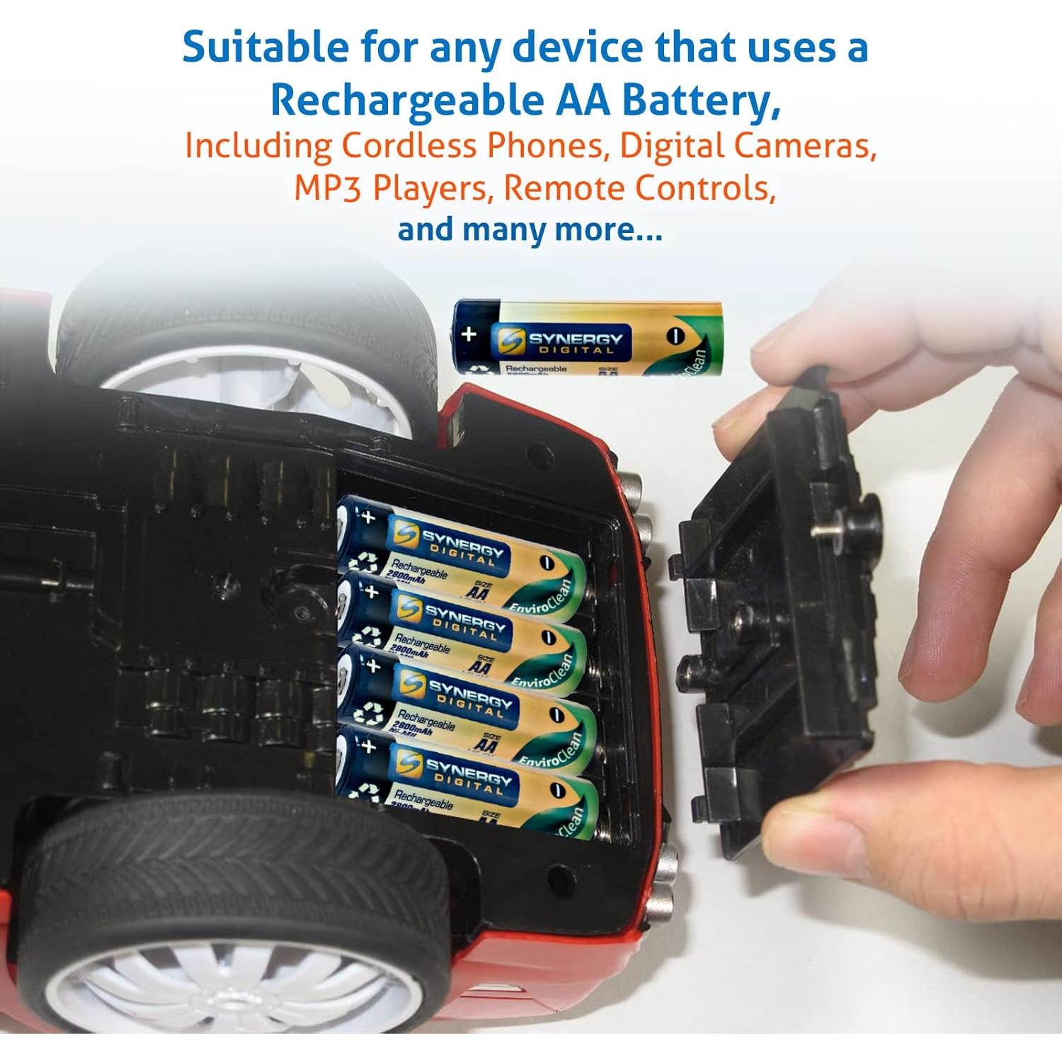 Baterías Recargables AA Synergy Digital 2800mAh Ni-MH