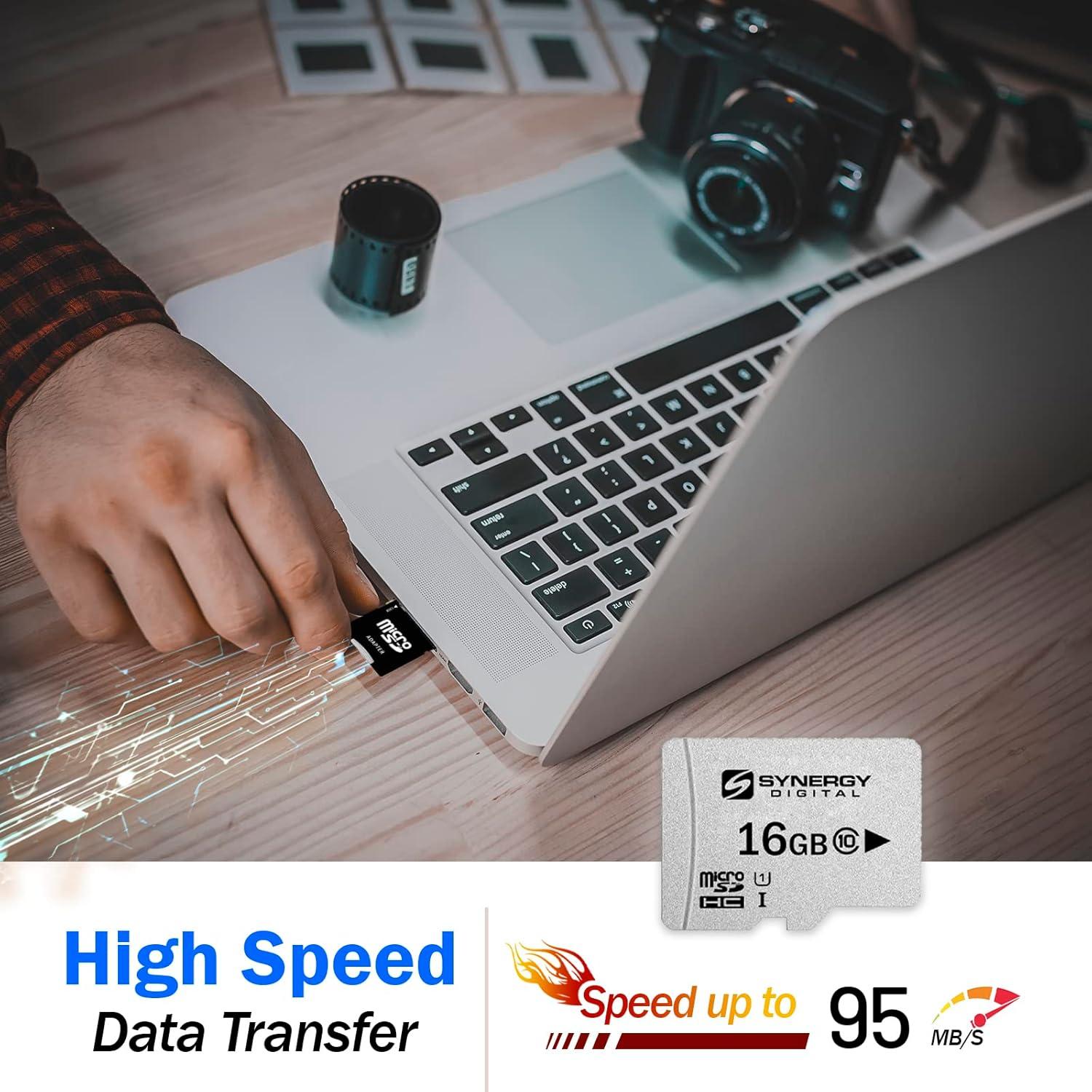 Tarjeta de Memoria Micro SDHC 16GB Synergy Digital UHS-I