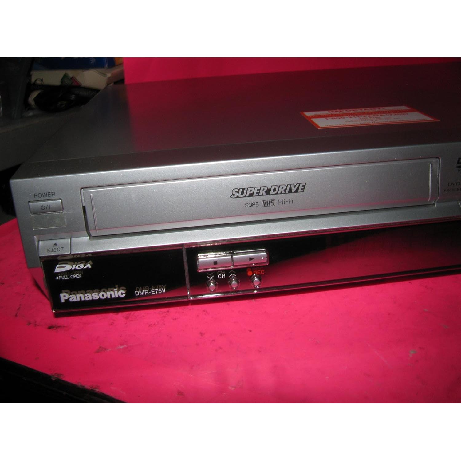 Grabadora DVD Progresiva Panasonic DMR-E75VS VHS Dual 5.59kg