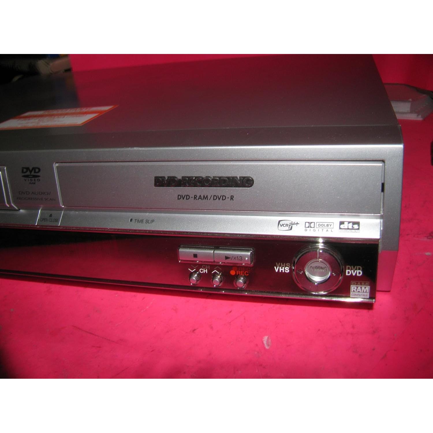 Grabadora DVD Progresiva Panasonic DMR-E75VS VHS Dual 5.59kg