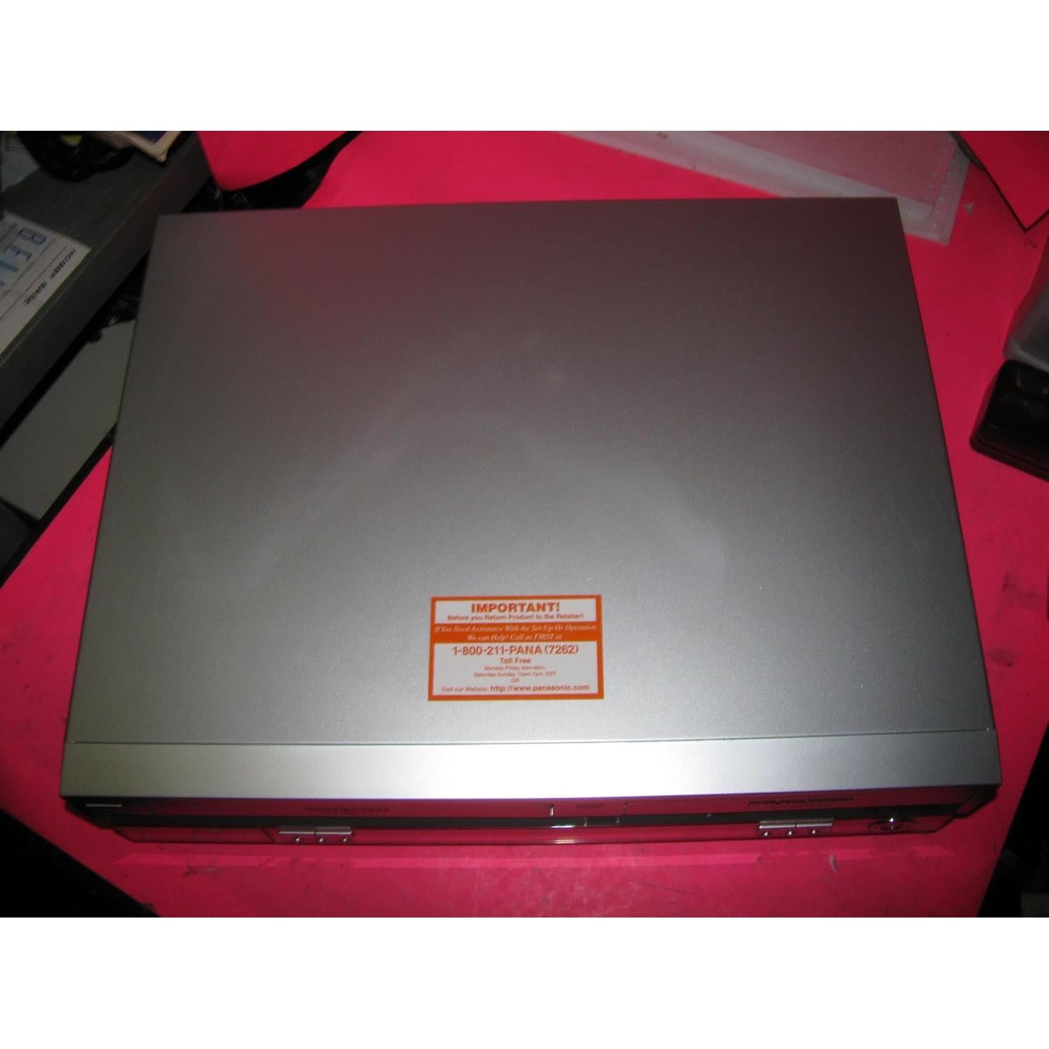 Grabadora DVD Progresiva Panasonic DMR-E75VS VHS Dual 5.59kg