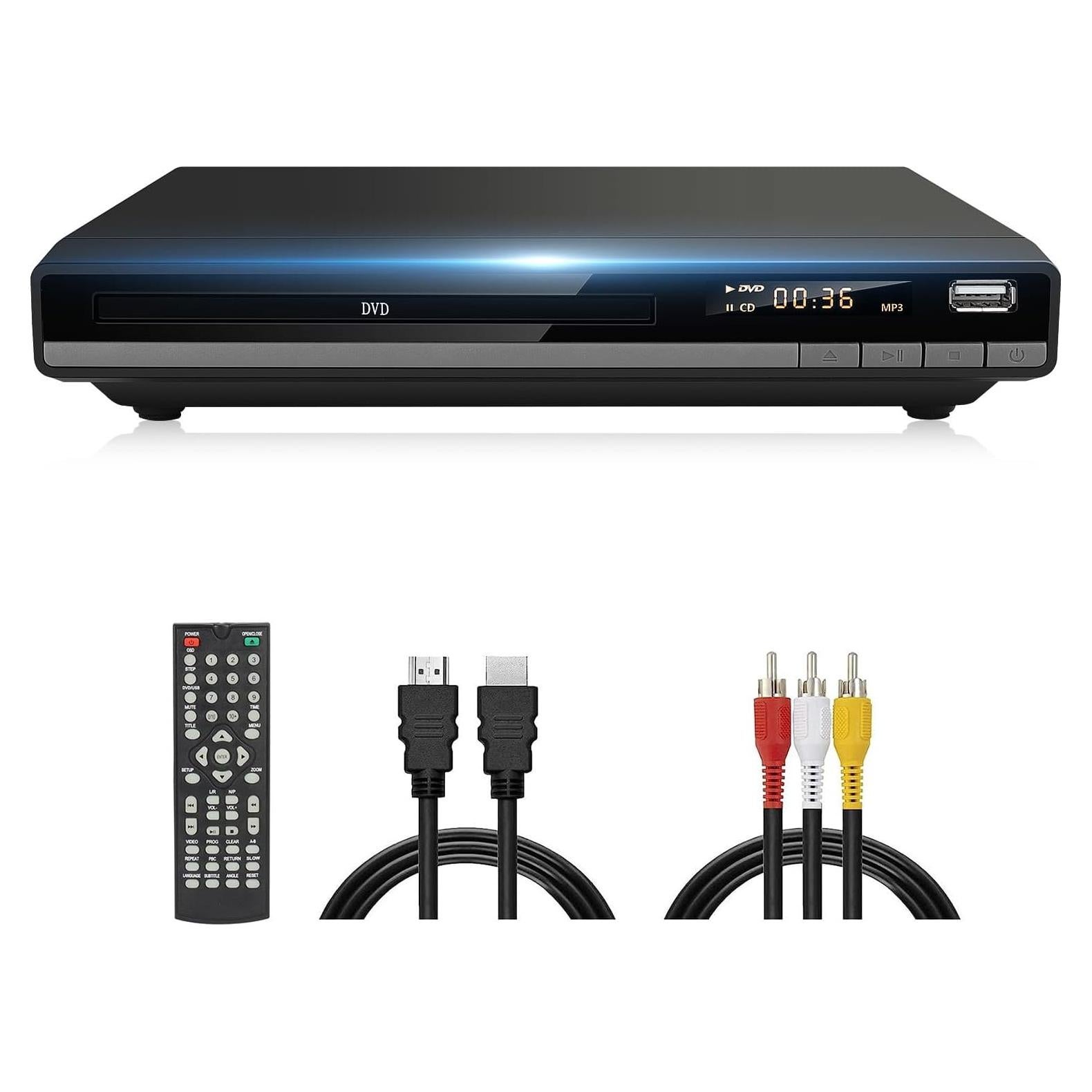 Reproductor de DVD JOVELL HDMI 1080P Región Libre USB
