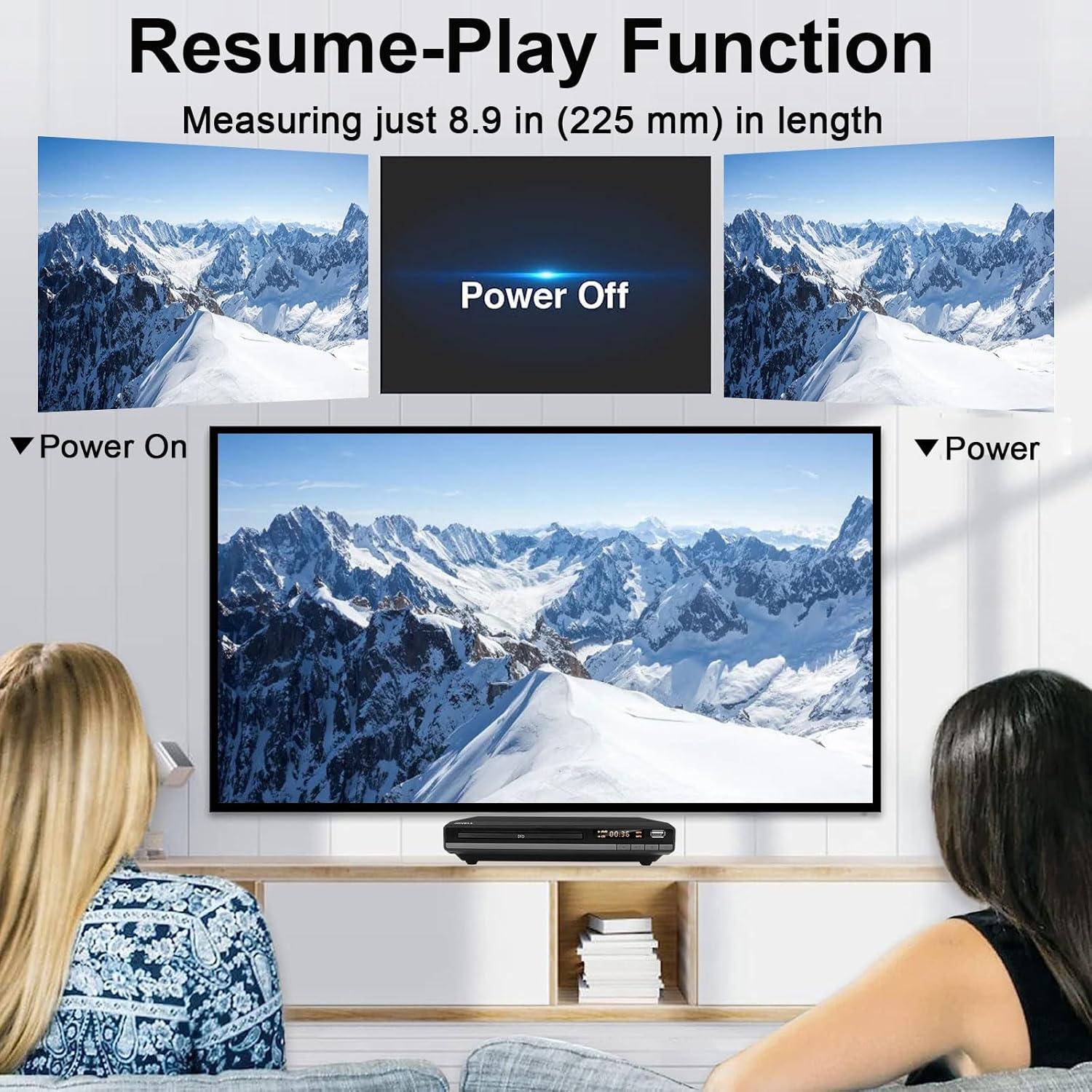 Reproductor de DVD JOVELL HDMI 1080P Región Libre USB