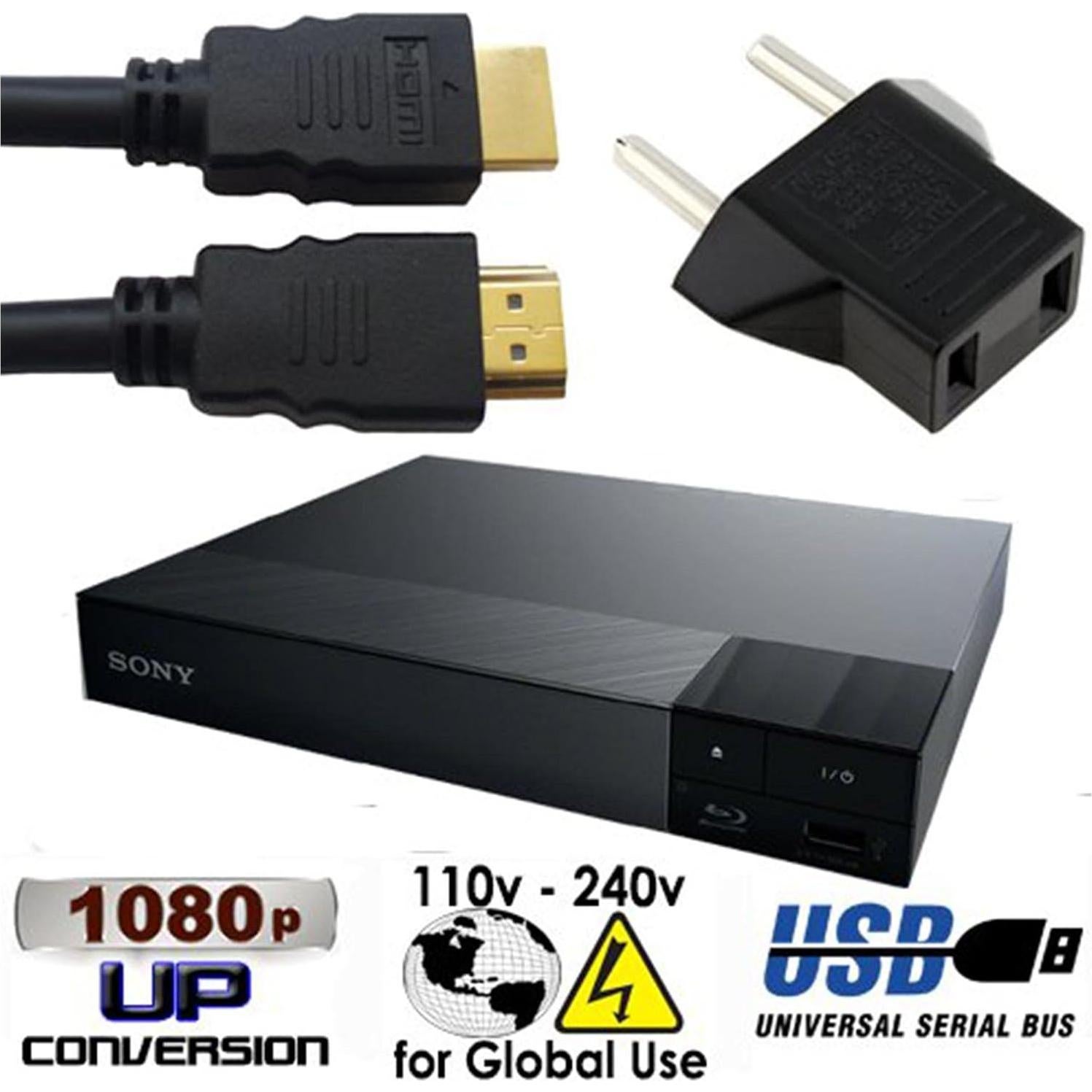 Reproductor Blu Ray y DVD SONY S1700 Multi Sistema HDMI USB