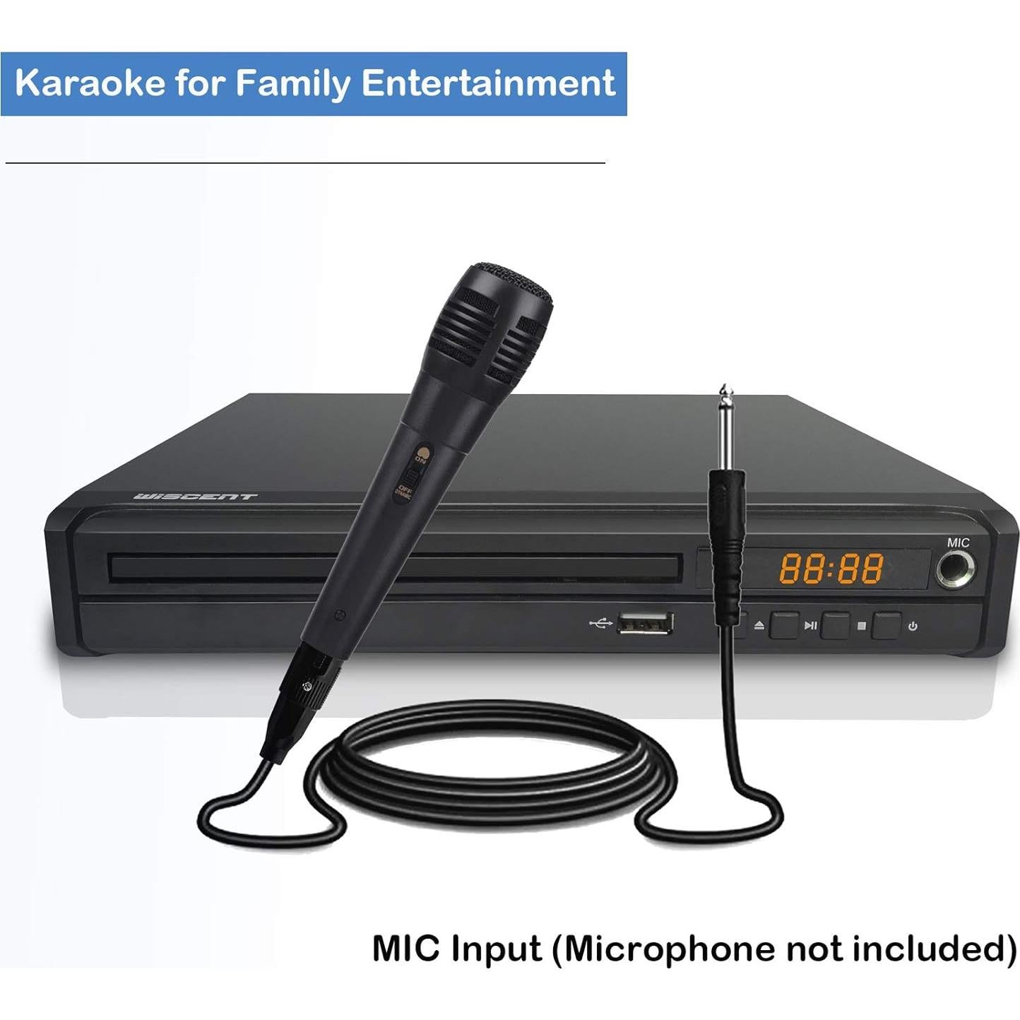 Reproductor de DVD WISCENT Multi-Región HDMI Full HD Compacto