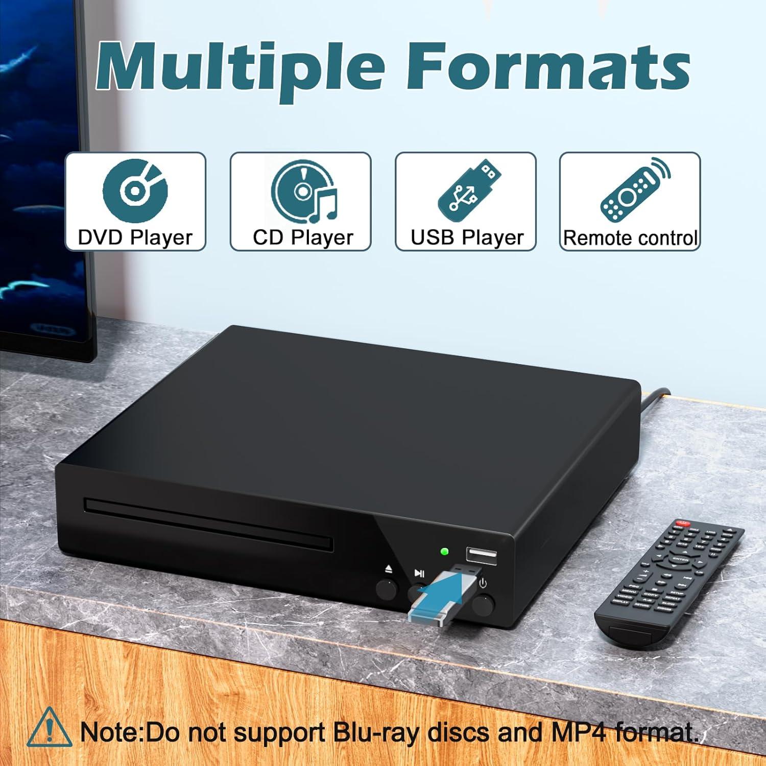 Reproductor de DVD Delleson SE HDMI Full HD 1080p USB