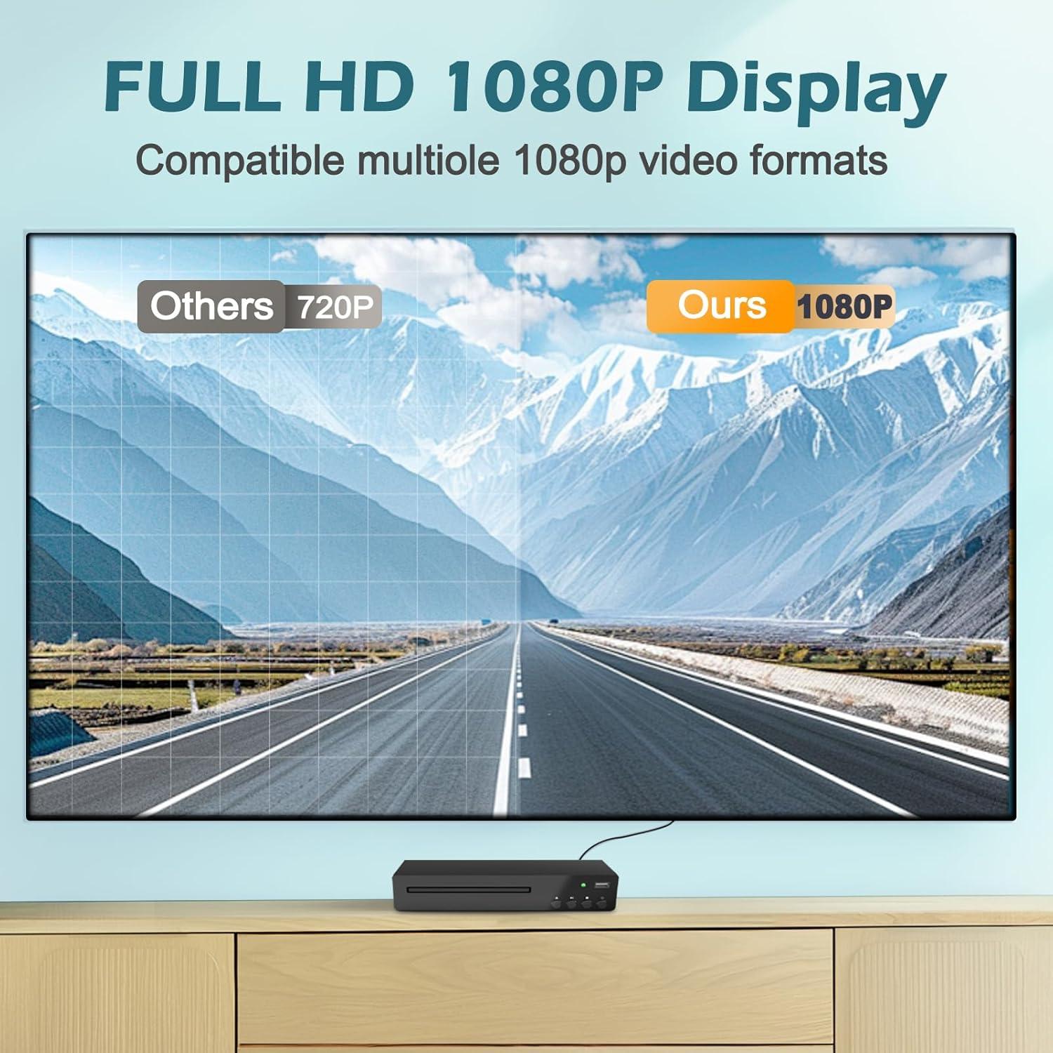 Reproductor de DVD Delleson SE HDMI Full HD 1080p USB