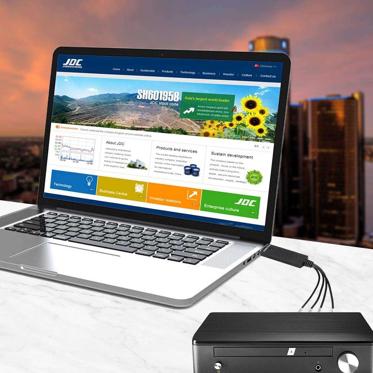 Convertidor de Audio Video USB 2.0 Little World VHS a Digital