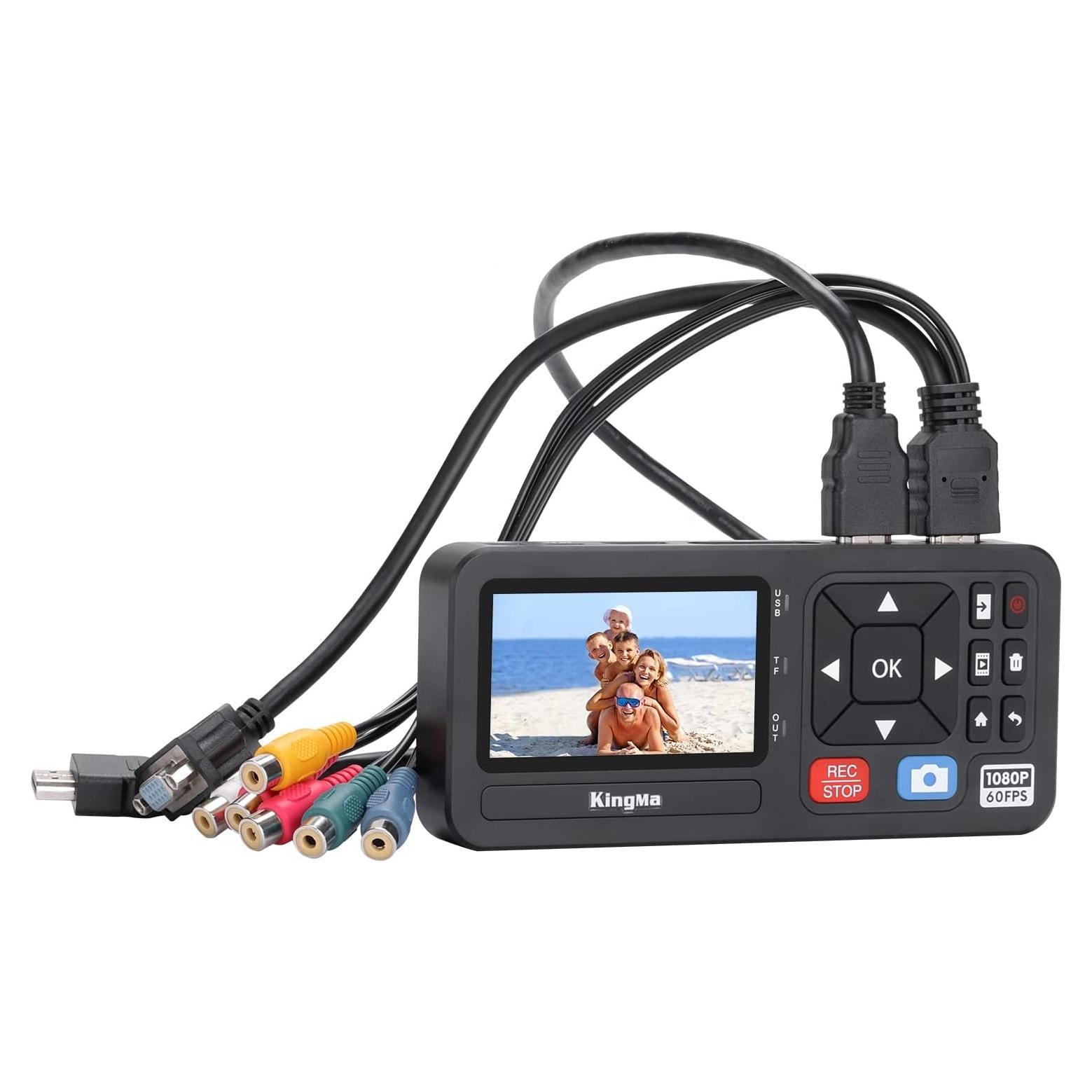 Convertidor de Video Digital King Ma 1080P HDMI RCA VCR