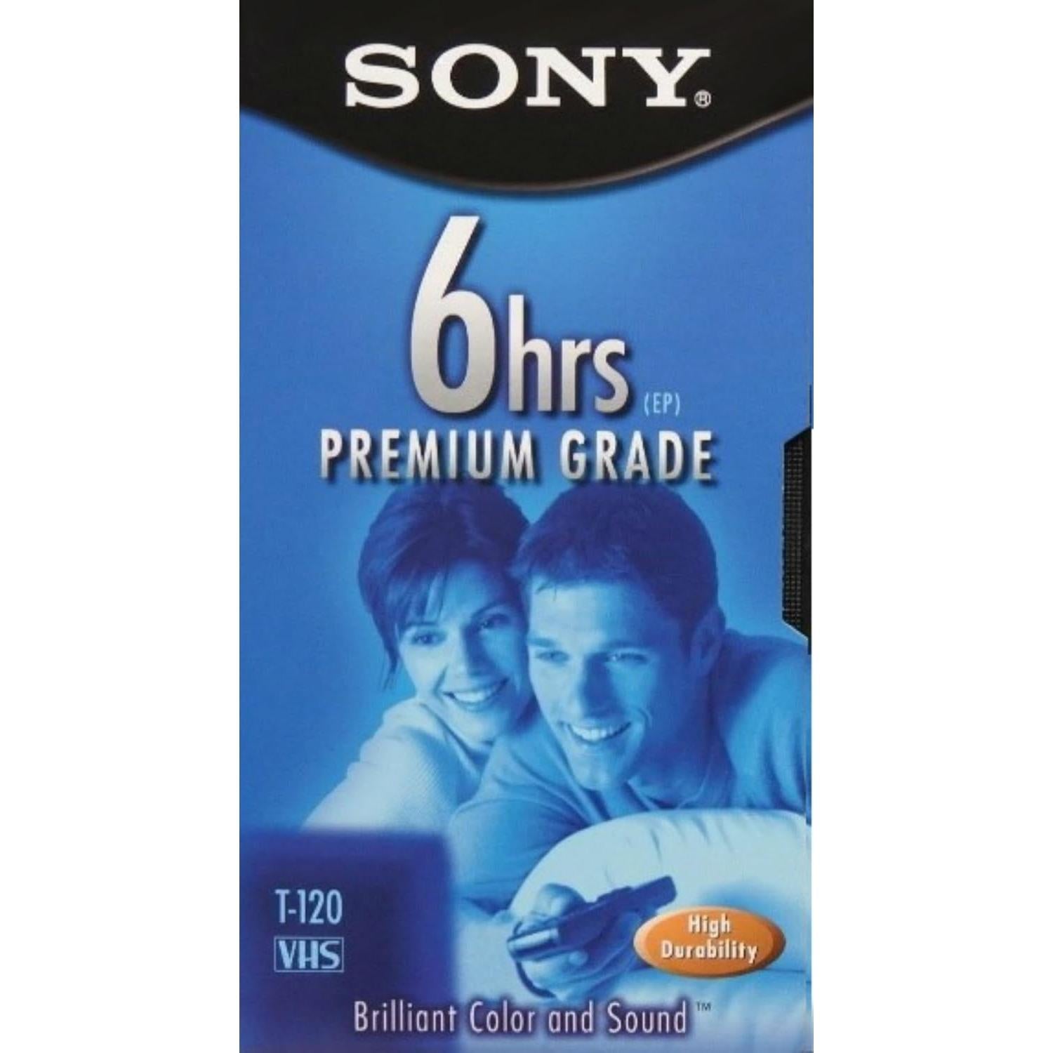 Cintas VHS Sony 3T120VR Paquete de 3 - 6 Horas Grabación