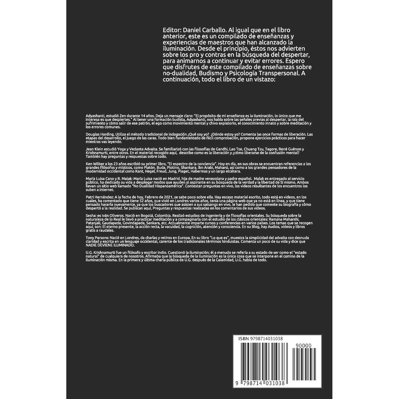Libros Espirituales en español 2: Budismo. Advaita. No dualidad. Psicología. Transpersonal. Autoayuda. Coaching (Spanish Edition)