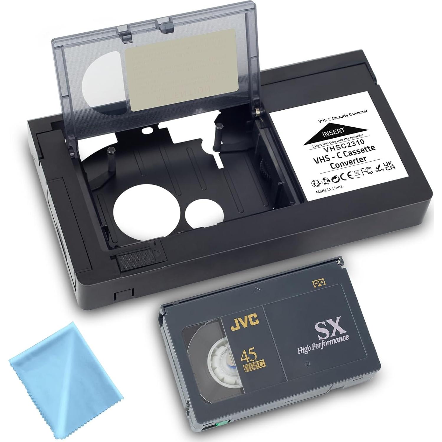 Adaptador de casete VHS-C CHEEYYIIE para videocámaras VHS