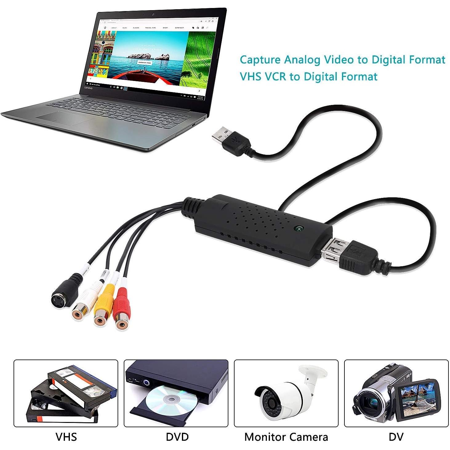 Convertidor de Audio y Video USB TCRAYCH VC149B para PC