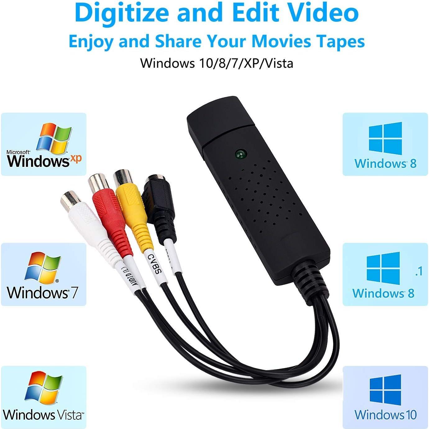Convertidor de Audio y Video USB TCRAYCH VC149B para PC