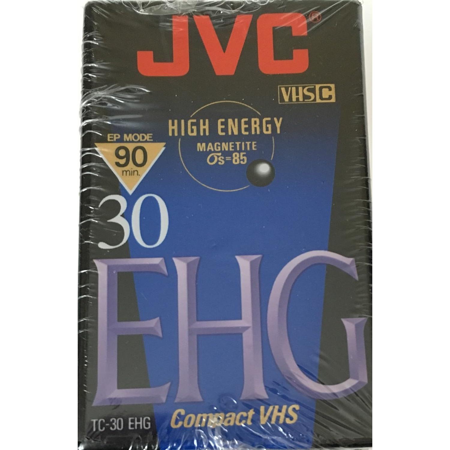 Cintas VHS-C JVC TC-30 EHG 30 min - Paquete de 4
