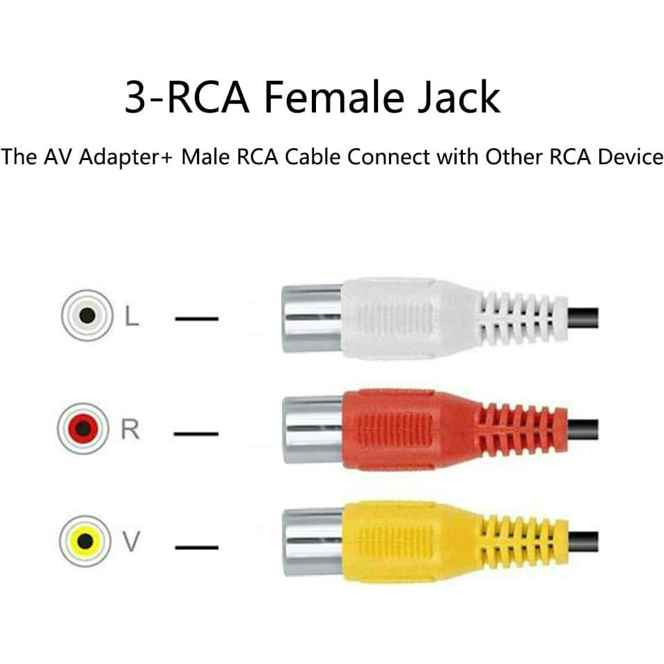 Cable Adaptador AV 3 RCA a 3.5mm AILTECK para TV TCL