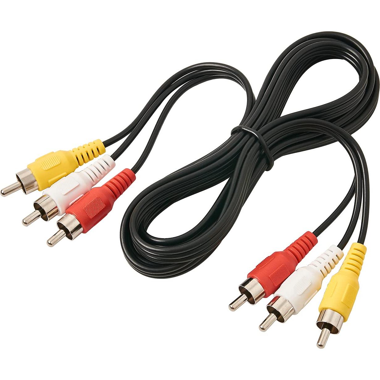 Cable RCA de Audio y Video 1.52 m 3 Macho ZZJMCH