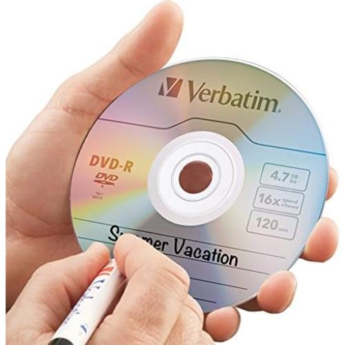 Discos DVD-R Verbatim AZO 4.7GB 16X - Paquete de 50 Unidades