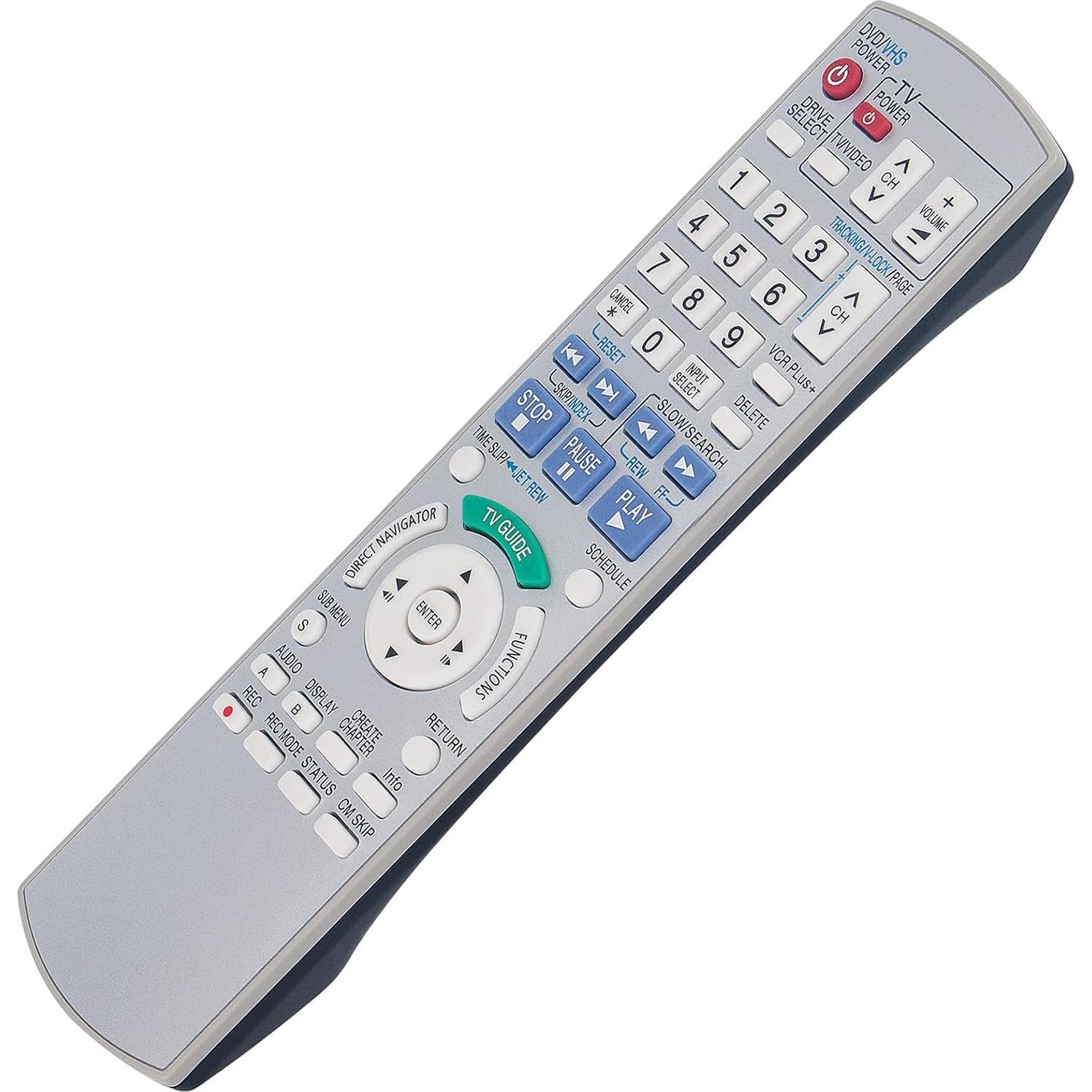 Control Remoto EUR7659Y90 para Grabadora DVD Panasonic DMR-EH75