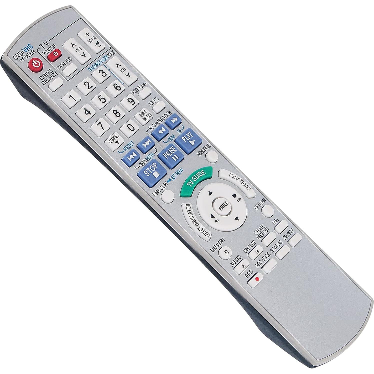 Control Remoto EUR7659Y90 para Grabadora DVD Panasonic DMR-EH75