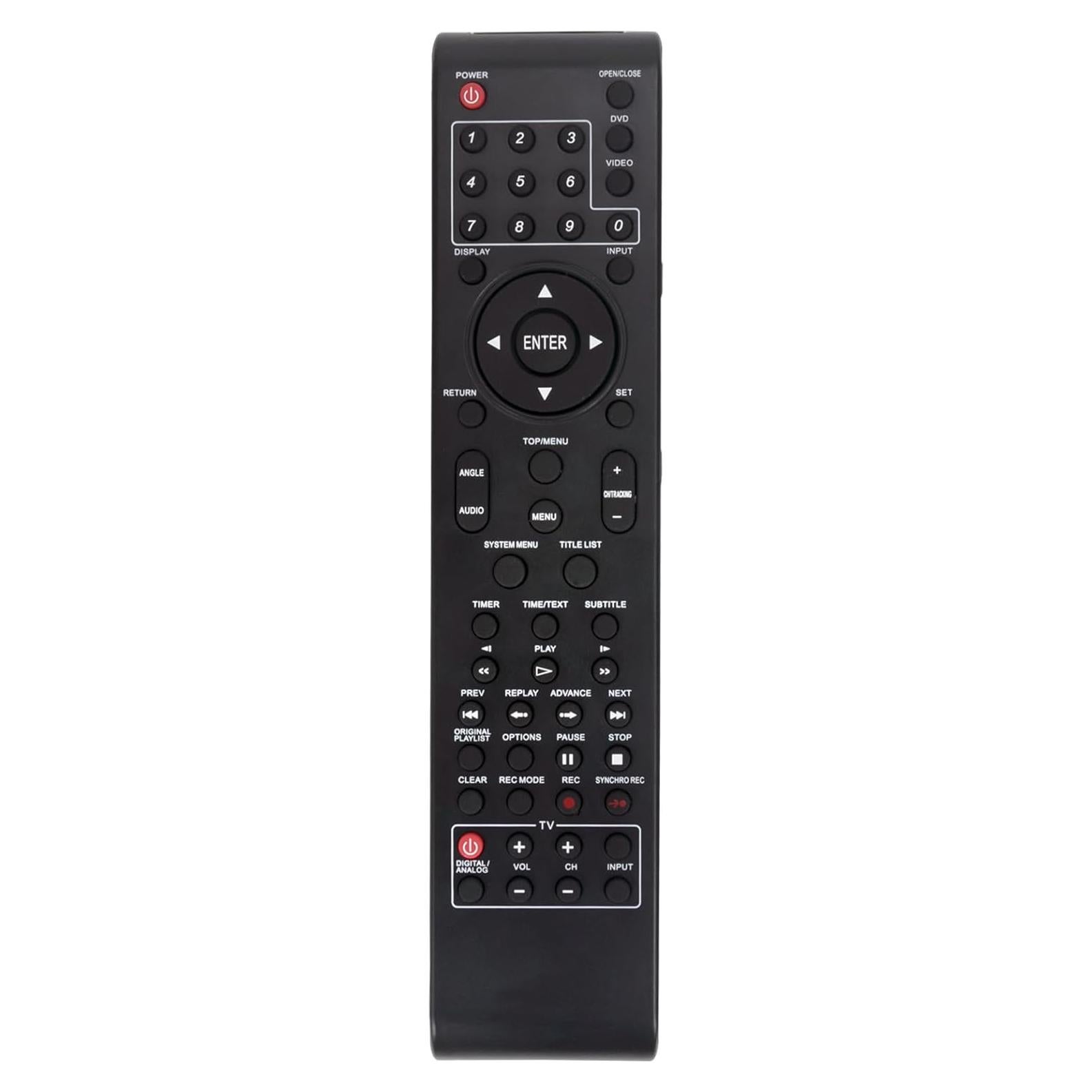 Control Remoto Reemplazo Sony RMT-D240A para DVD VCR