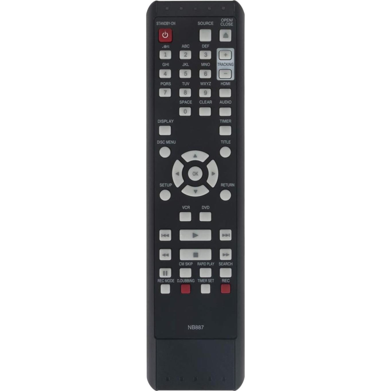 Control Remoto WINFLIKE NB887 para Magnavox DVD/VCR Combo